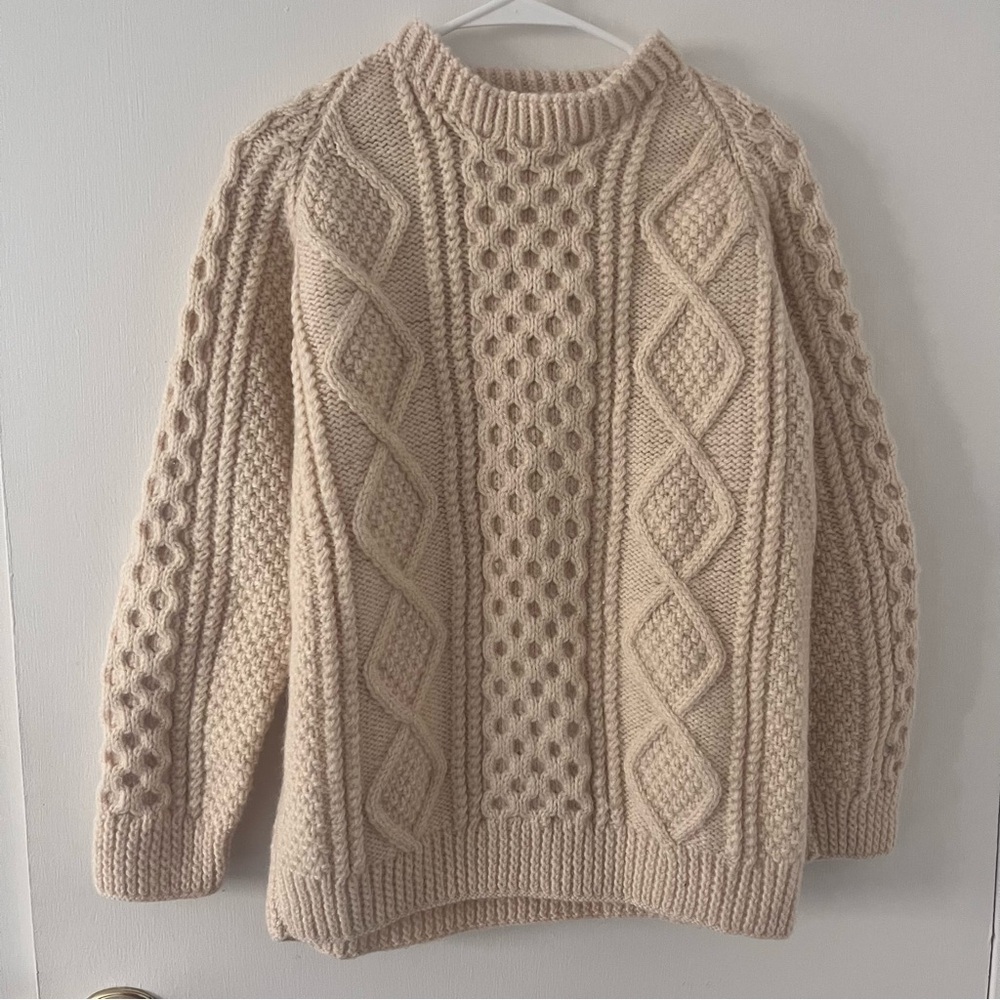 Avoca Handweavers 100% Irish Wool Sweater Medium